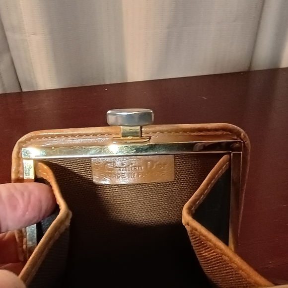 Christian Dior Black Leather Coin Purse - Picture 3 of 6